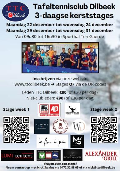 tafeltennis
dilbeek sporta vttl sportclub schepdaal groot-bijgaarden itterbeek